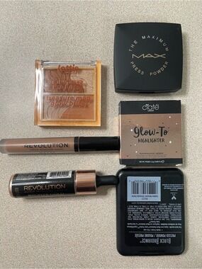 Glow Bundle |MAC • Revolution • Ciaté • Lottie • Black Radiance |6 Pc Makeup Set